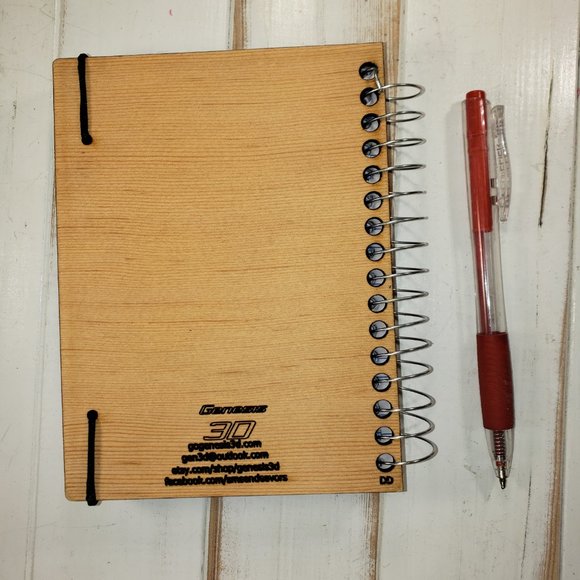 Never Forget Pocket Journal Laser Cut - Picture 2 of 3